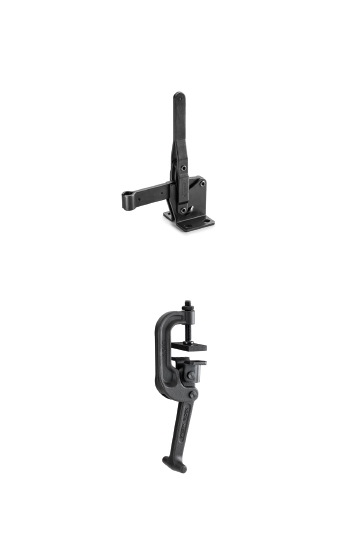 Clamps for rotational moulds - Reverse clamps